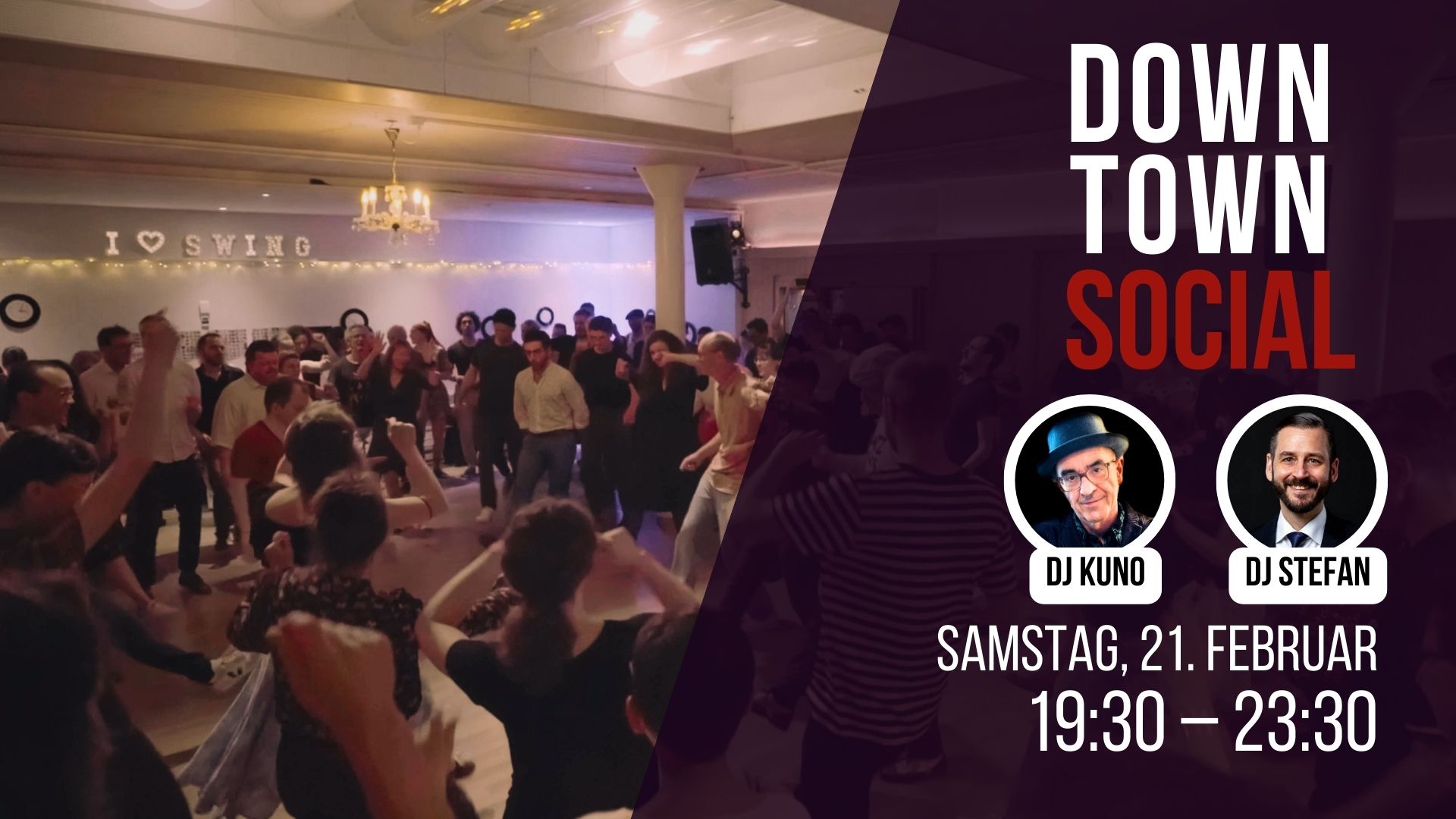 Social-Dance-Party im Downtownswing mit DJ Kuno